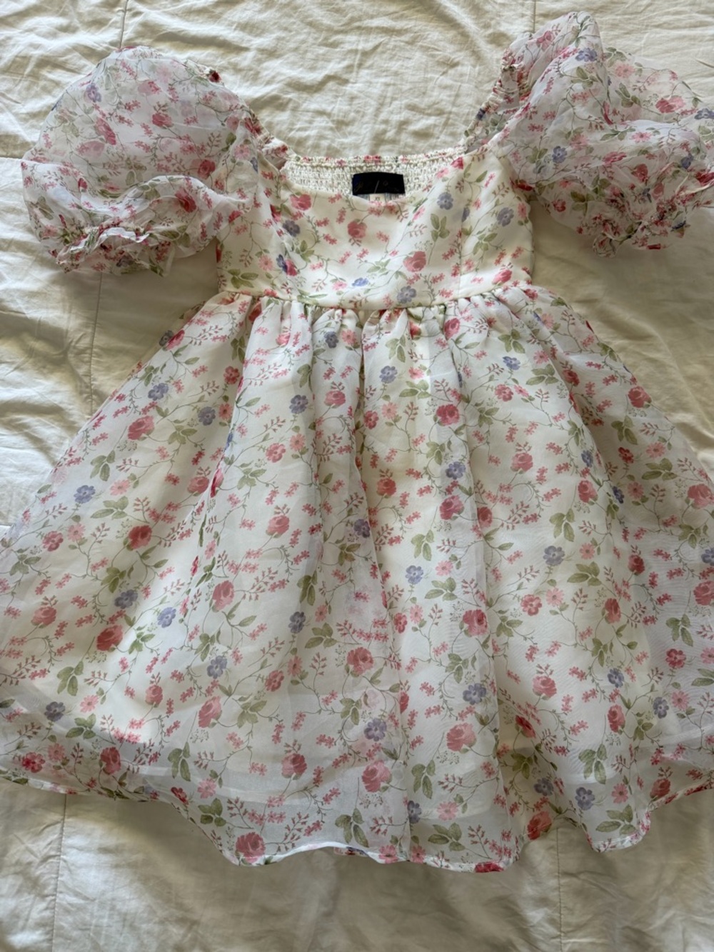 Francesca's Audrey Park "Rayleen" Floral Babydoll Mini Dress